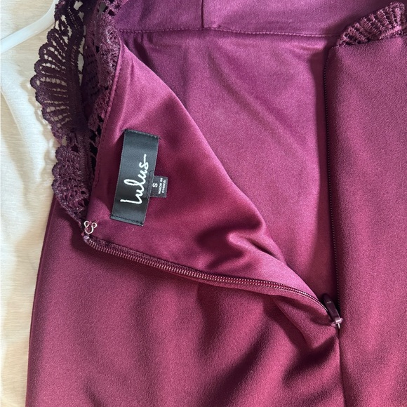 Lulus Small Wine Dress - Picture 3 of 3